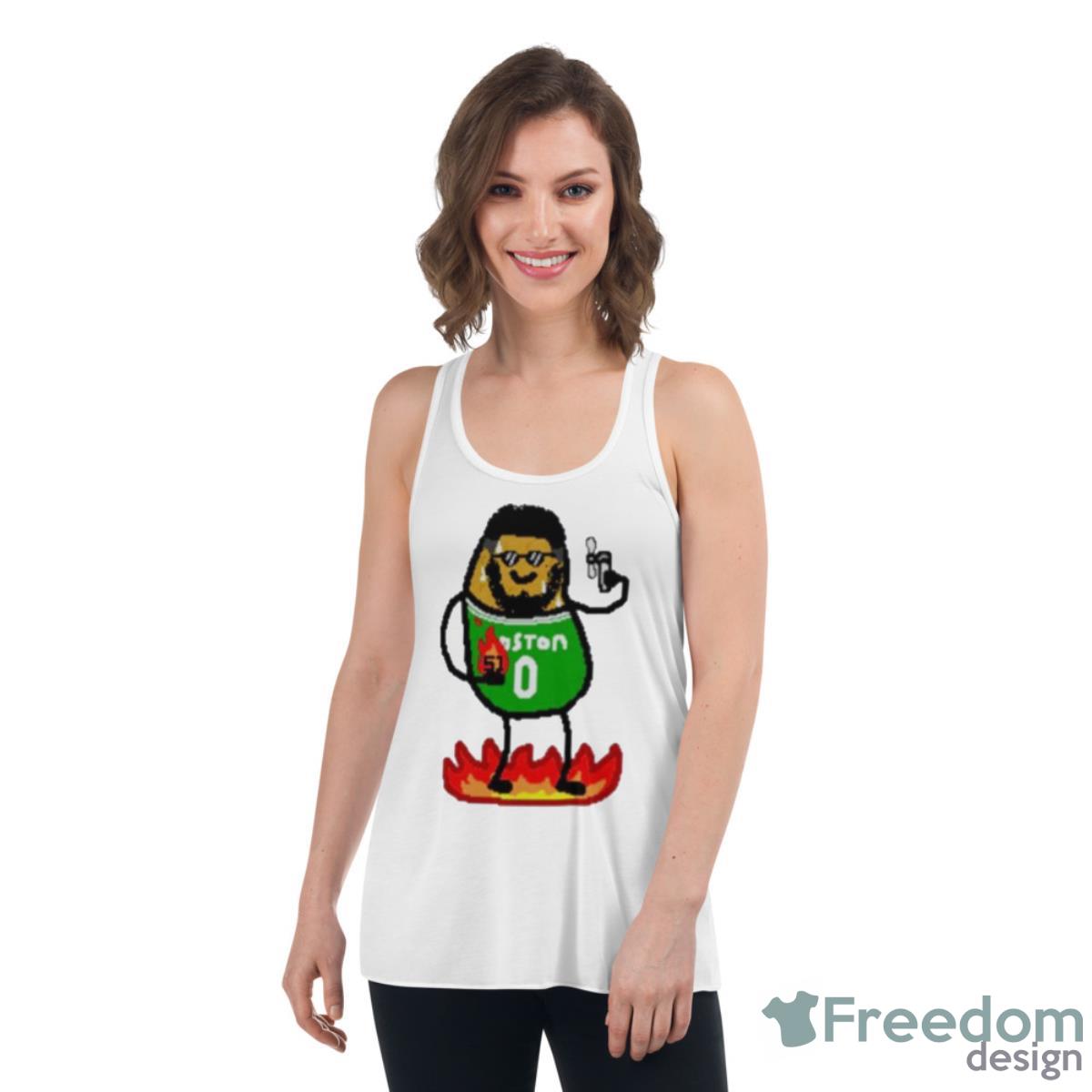 Hot Potatum NBA Paint Shirt - Womens Flowy Racerback Tank Hot Potatum NBA Paint Shirt - Womens Flowy Racerback Tank