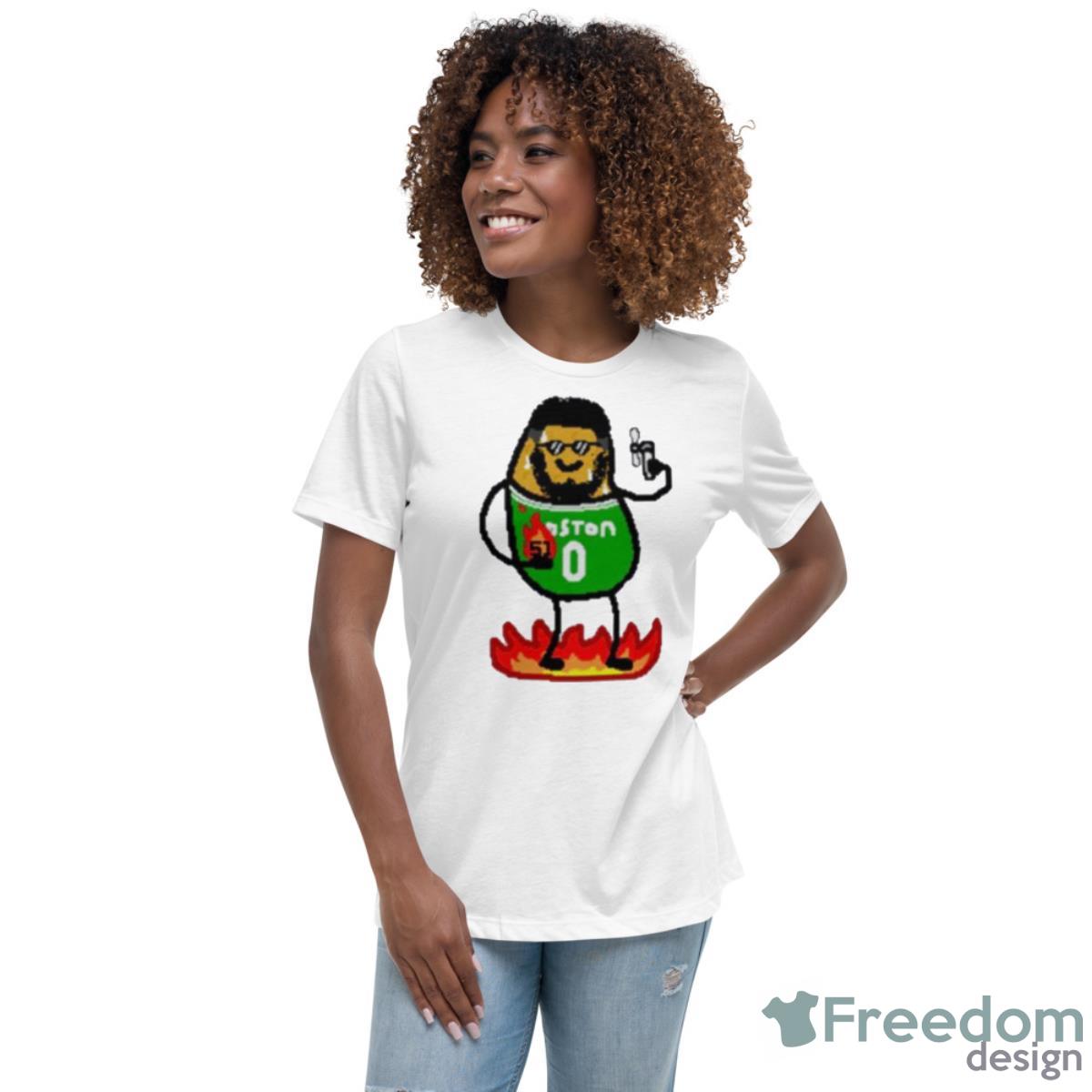 Hot Potatum NBA Paint Shirt - Womens Relaxed Short Sleeve Jersey Tee Hot Potatum NBA Paint Shirt - Womens Relaxed Short Sleeve Jersey Tee