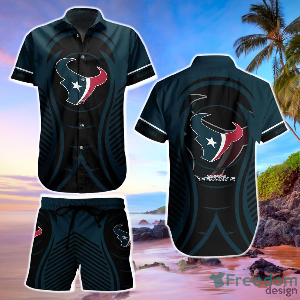 Houston Texans NFL Hawaiian Shirt And Short New Collection Summer Best Gift For Big Fans Product Photo 1