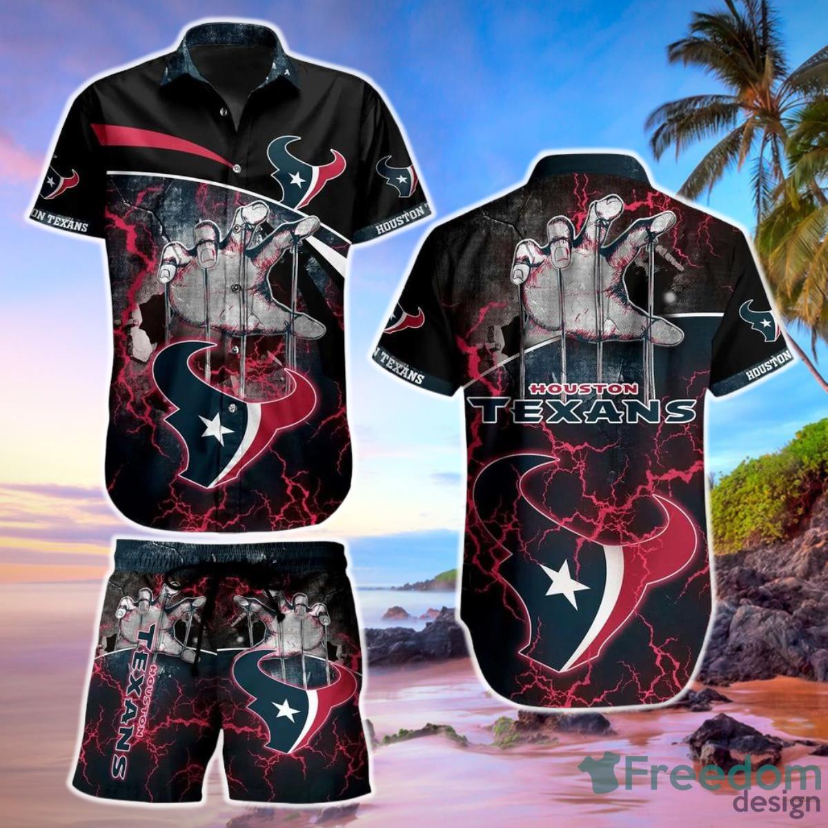 Houston Texans NFL Hawaiian Shirt And Short Style Summer Product Photo 1