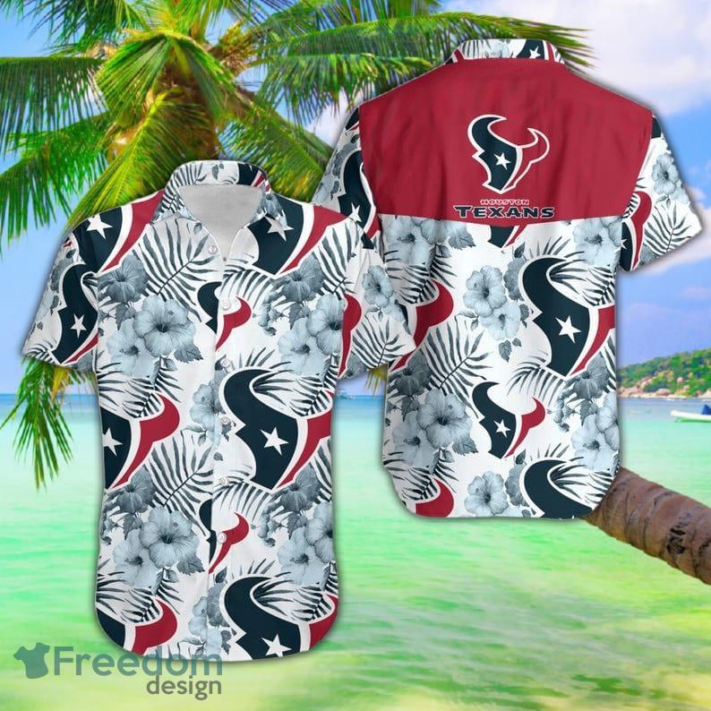 Houston Texans Tropical Palm Tree Hawaii Shirt, Shorts