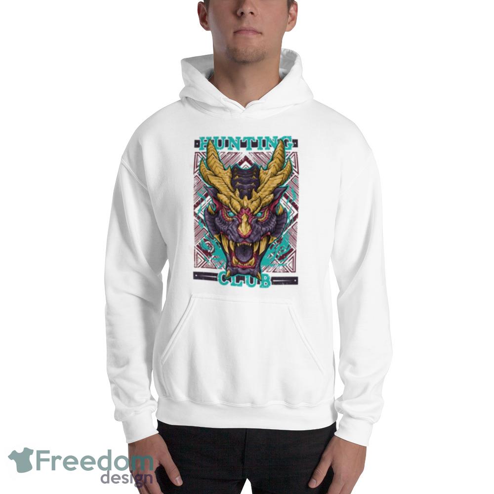 Hunting Club Wyvern Of Malice shirt image Hunting Club Wyvern Of Malice shirt - 18500 Unisex Heavy Blend Hooded Sweatshirt