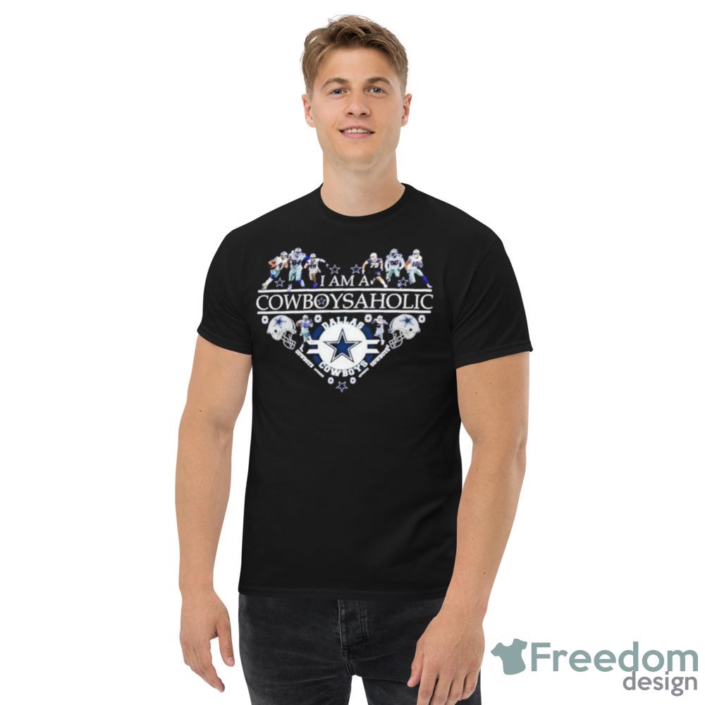 I am a Cowboysaholic heart Dallas Cowboys shirt - Men’s Classic Tee Gildan 5000 I am a Cowboysaholic heart Dallas Cowboys shirt - Men’s Classic Tee Gildan 5000