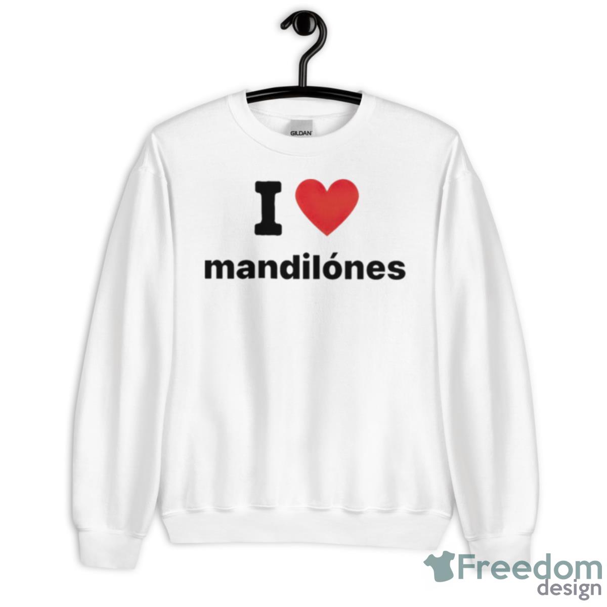 I Heart Mandilónes T Shirt - Unisex Heavy Blend Crewneck Sweatshirt