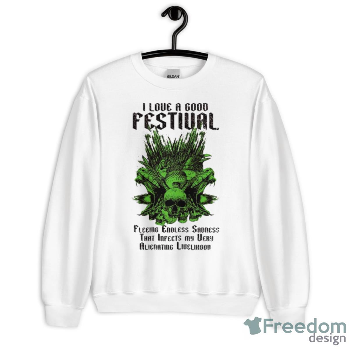 I Love A Good Festival Shirt - Unisex Heavy Blend Crewneck Sweatshirt