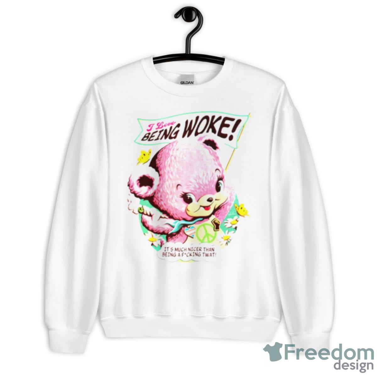 I Love Being Woke Shirt - Unisex Heavy Blend Crewneck Sweatshirt