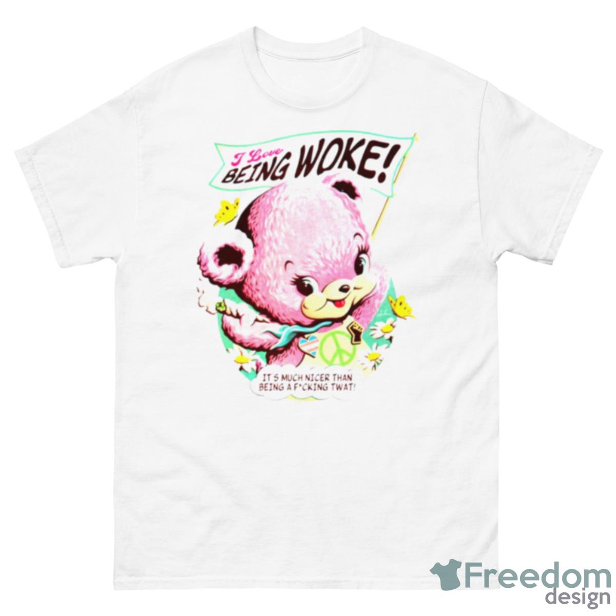 I Love Being Woke Shirt - 500 Men’s Classic Tee Gildan