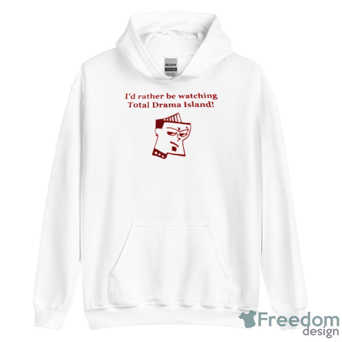 I’d Rather Be Watching Total Drama Island Shirt image I’d Rather Be Watching Total Drama Island Shirt - Unisex Heavy Blend Hooded Sweatshirt