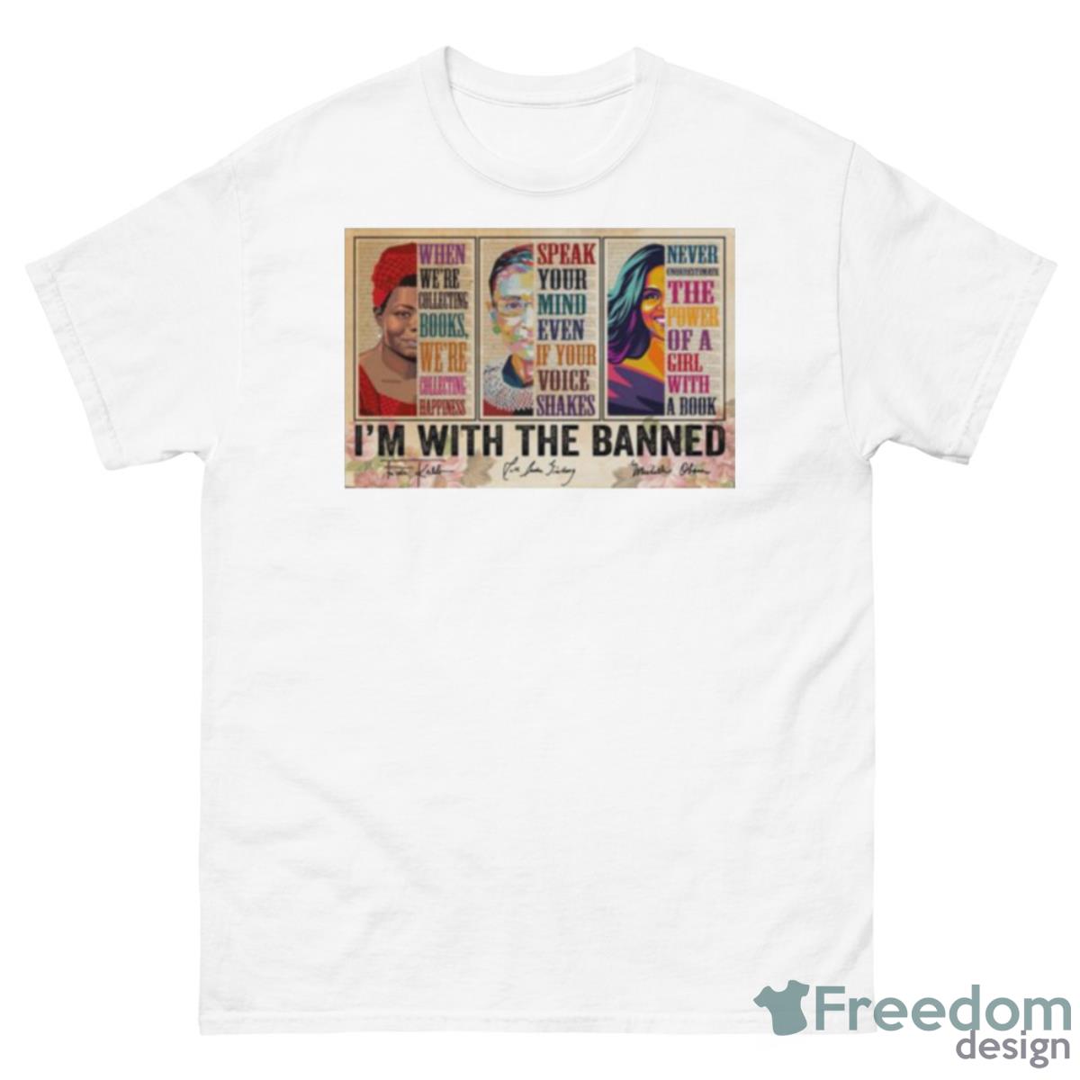 I’m With The Banned Signature Shirt - 500 Men’s Classic Tee Gildan