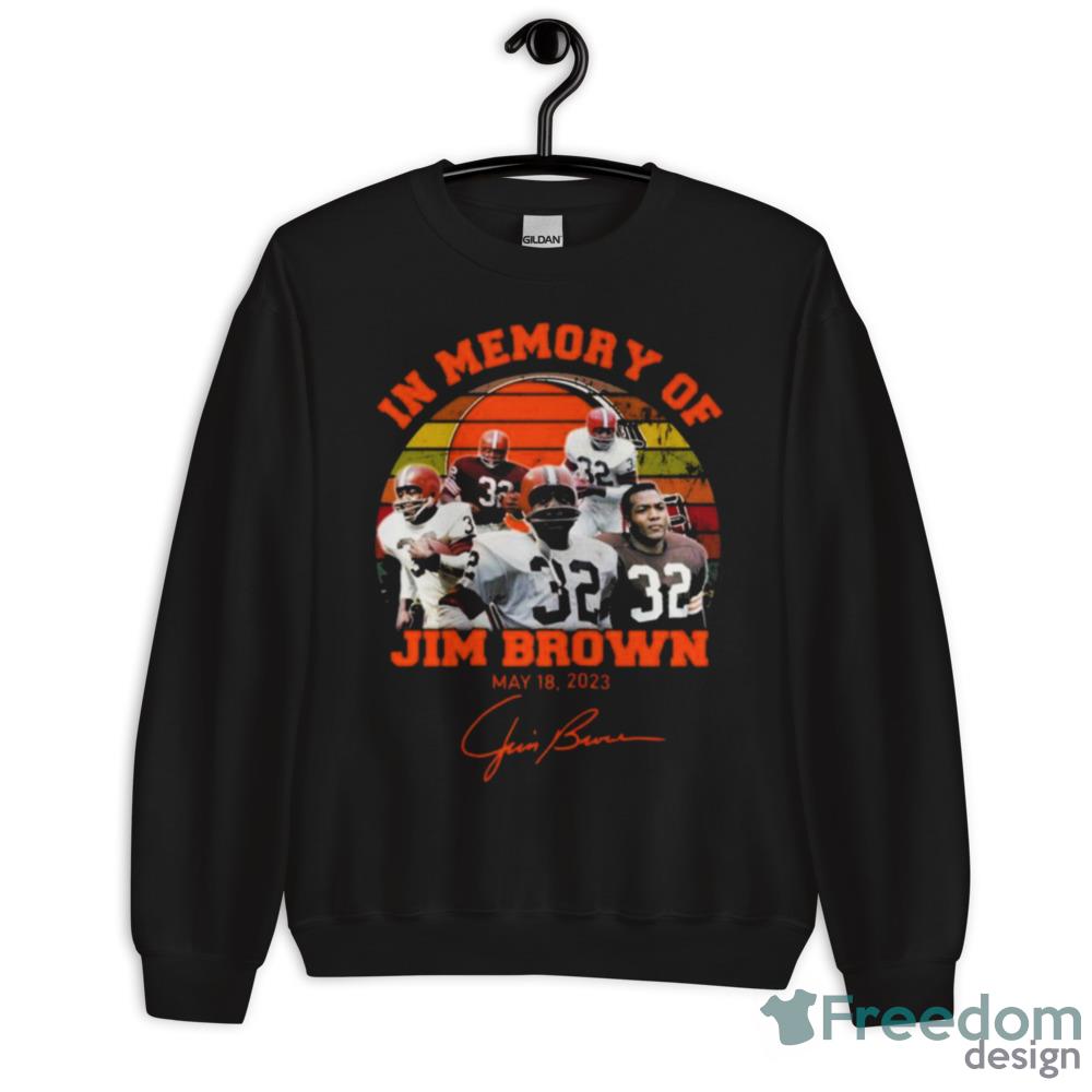 In Memory Jim Brown 18 2023 Vintage Signatures Shirt - G500 Men’s Classic T-Shirt