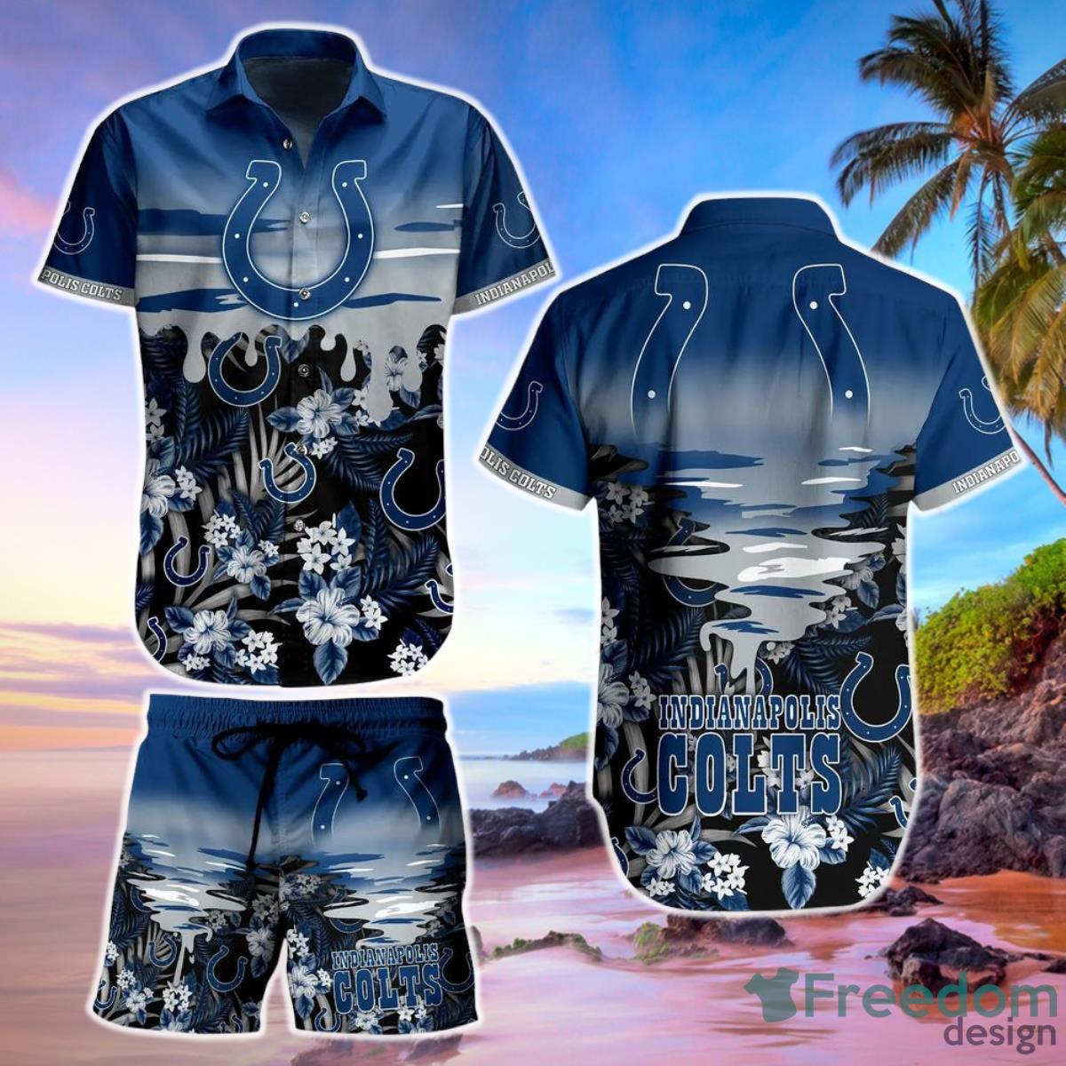 Indianapolis Colts NFL Football 3D Hawaiian Shirt And Shorts For Men And  Women Gift Fans - Freedomdesign