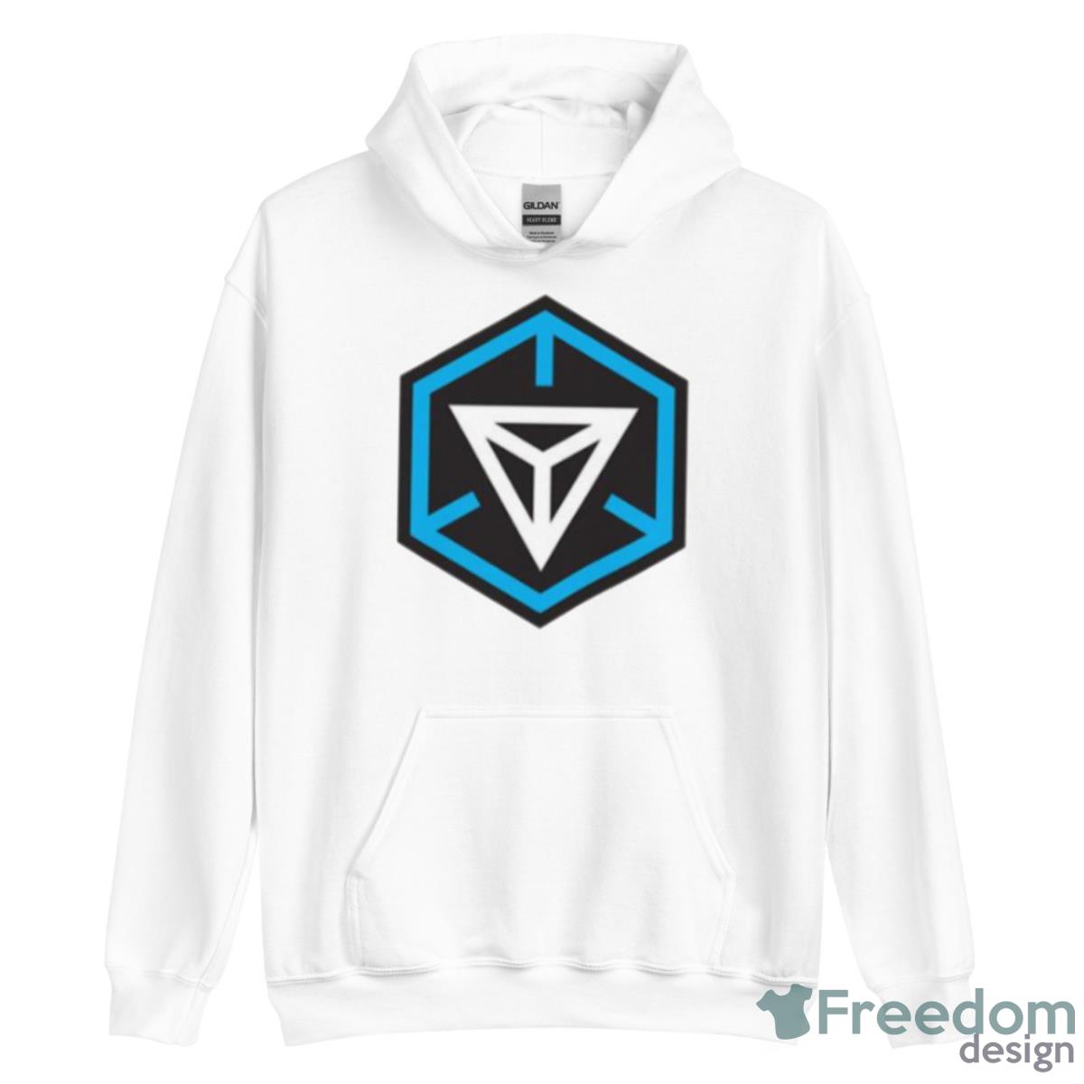 Ingress Resistance Triangle Logo Shirt image Ingress Resistance Triangle Logo Shirt - Unisex Heavy Blend Hooded Sweatshirt