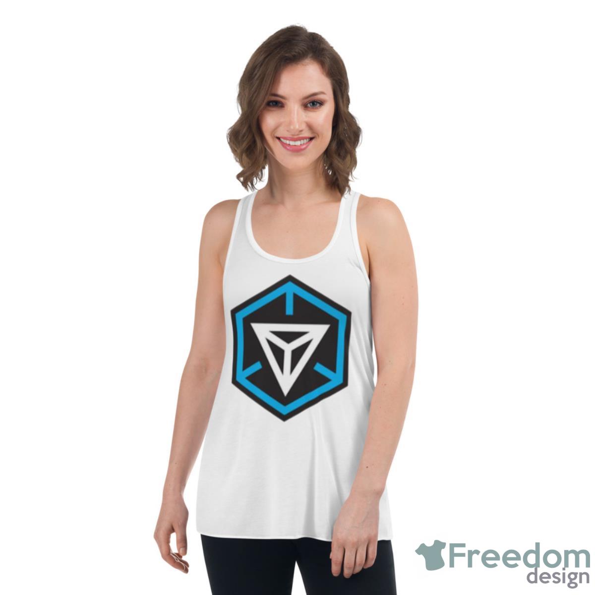 Ingress Resistance Triangle Logo Shirt - Womens Flowy Racerback Tank Ingress Resistance Triangle Logo Shirt - Womens Flowy Racerback Tank