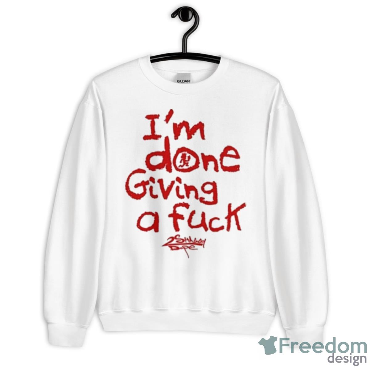 Insane Clown Posse Done Giving A Fuck Shirt - Unisex Heavy Blend Crewneck Sweatshirt