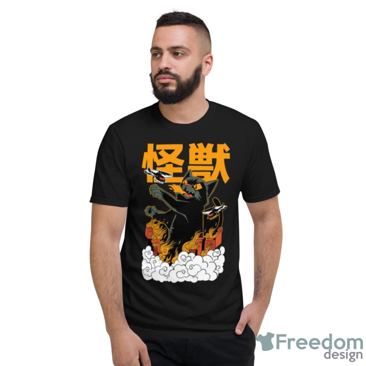 Inspired Kaiju No 8 Dragon Cat Shirt - Short Sleeve T-Shirt