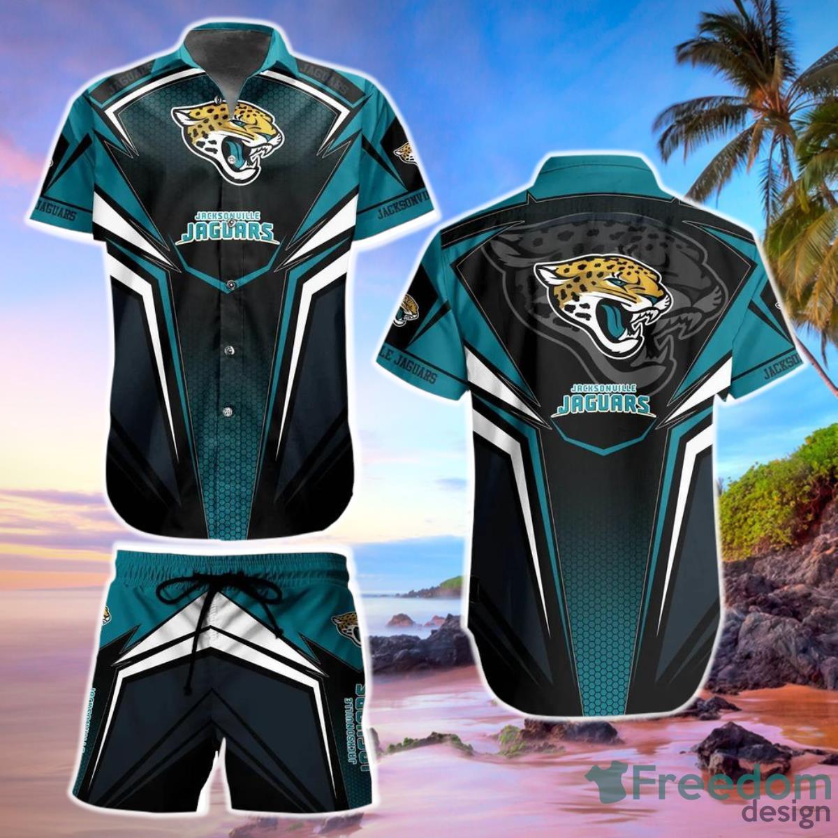 Jacksonville Jaguars NFL Vintage Coconut Tropical Pattern Hawaiian Shirt  And Short Summer Gift For Fans