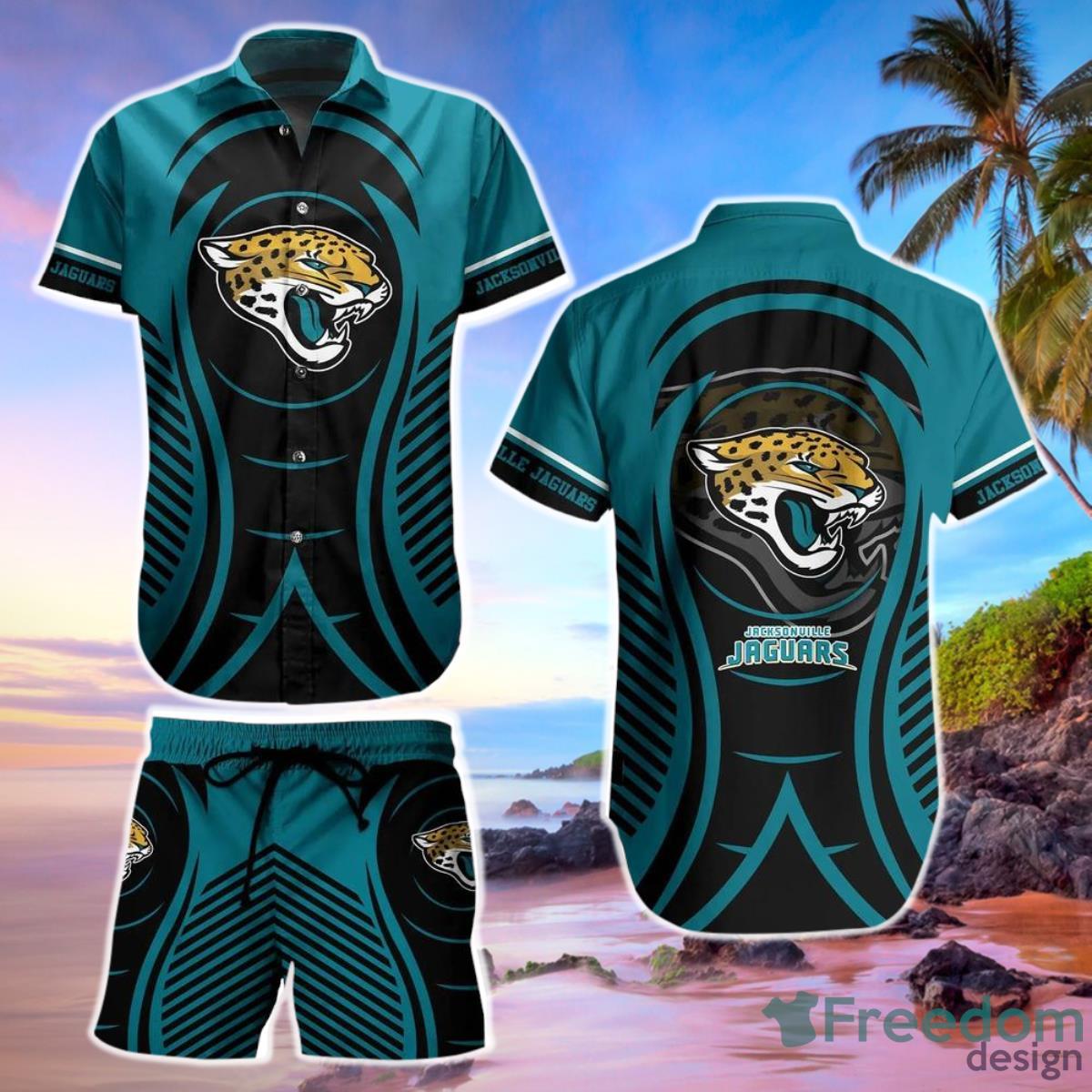 Jacksonville Jaguars Nfl Hawaiian Shirt And Short New Collection Summer Best Gift For Big Fans Product Photo 1