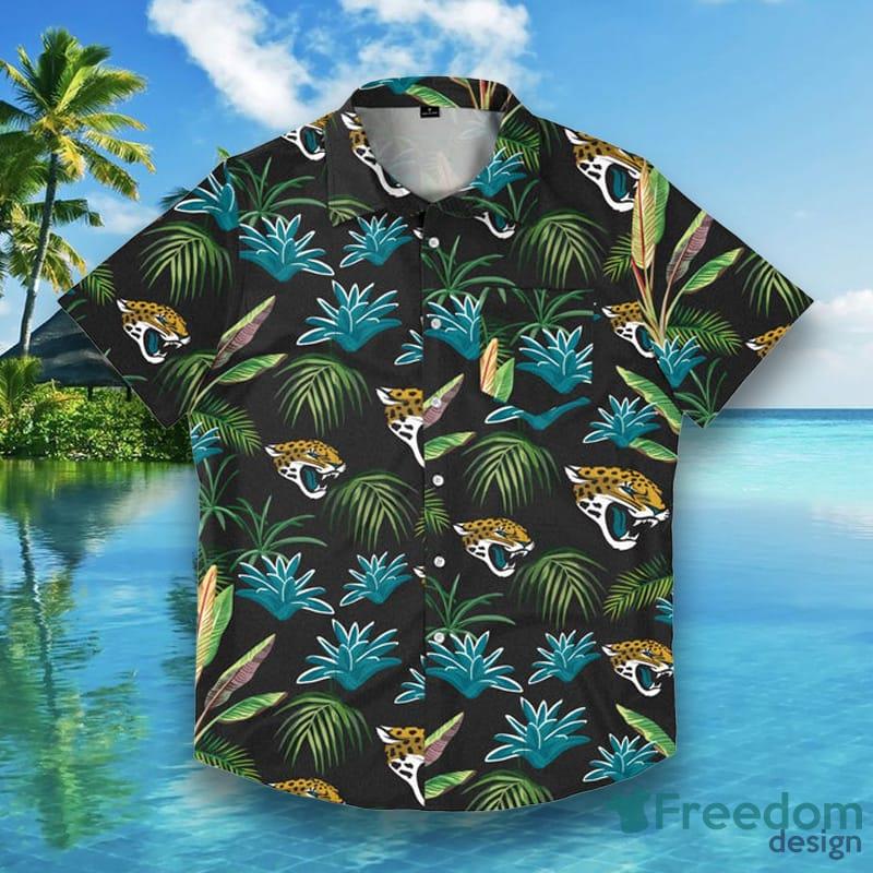 NFL Jacksonville Jaguars Tropical Flower Hawaiian Shirt For Fans -  Freedomdesign