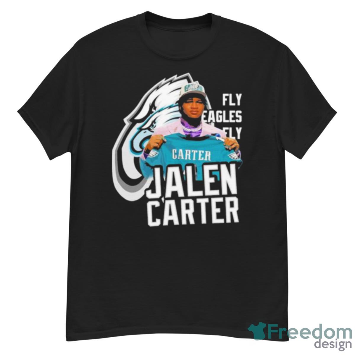 Jalen Carter Fly Eagles Fly Philadelphia Eagles 2023 Shirt - G500 Men’s Classic T-Shirt