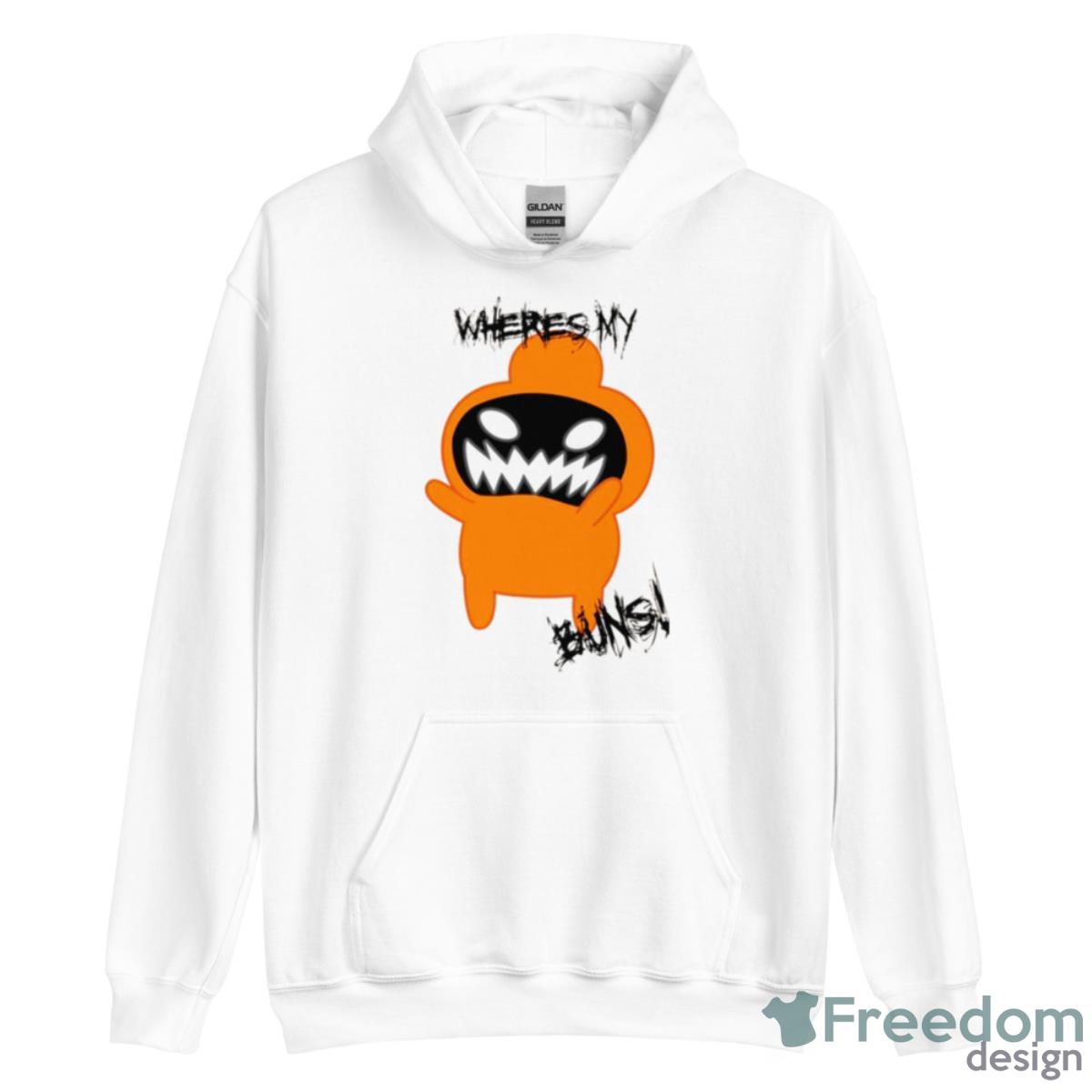 Jelly Kid Wheres My Buns Angry Bravest Warriors Shirt image Jelly Kid Wheres My Buns Angry Bravest Warriors Shirt - Unisex Heavy Blend Hooded Sweatshirt