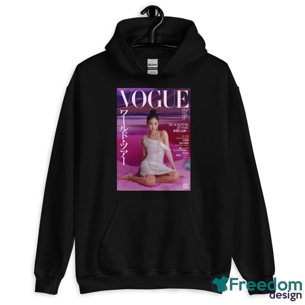 Jennie Black Pink Covers The July Issue Of Vogue Japan Fan Gifts T Shirt - Short Sleeve T-Shirt