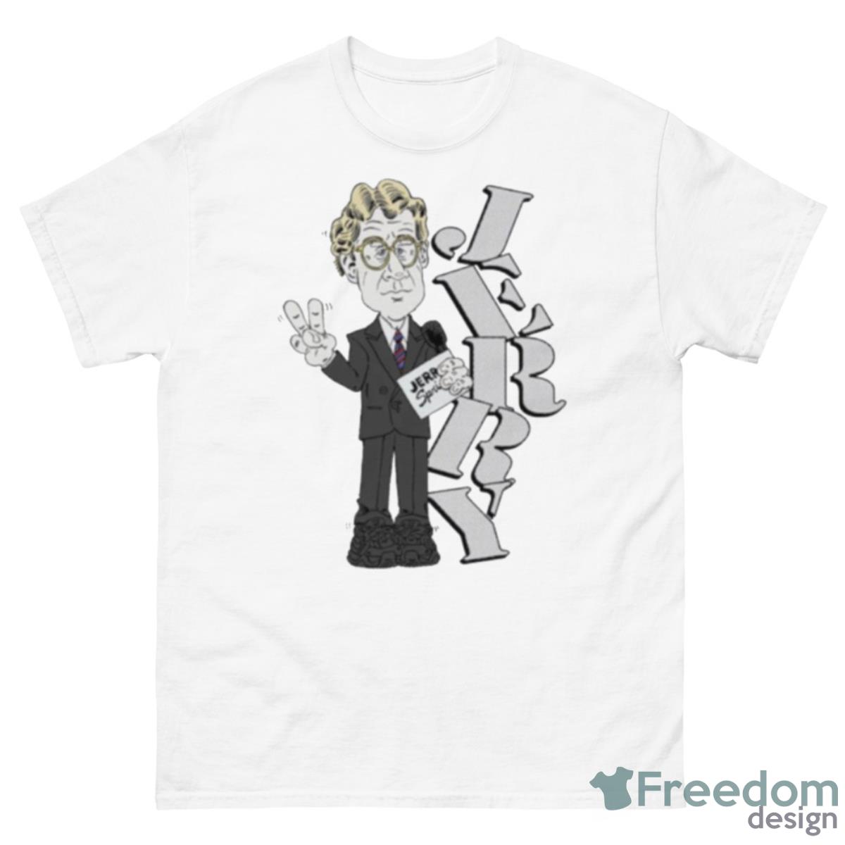 Jerry Springer Cartoon Funny Shirt - 500 Men’s Classic Tee Gildan