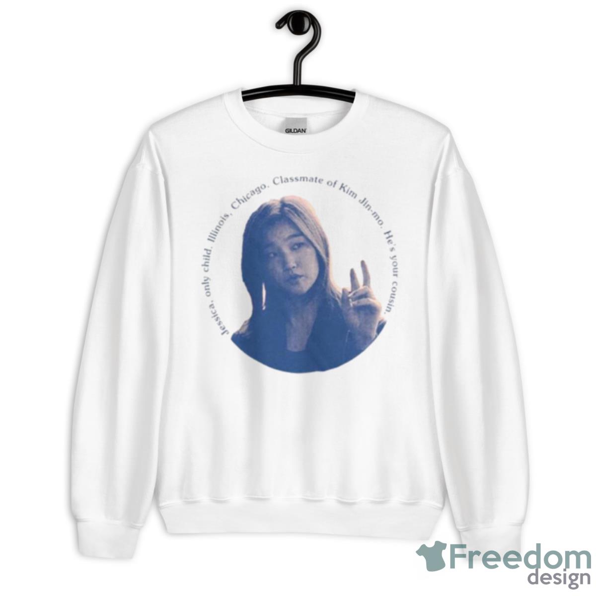 Jessica Only Child Illinois Chicago Shirt - Unisex Heavy Blend Crewneck Sweatshirt