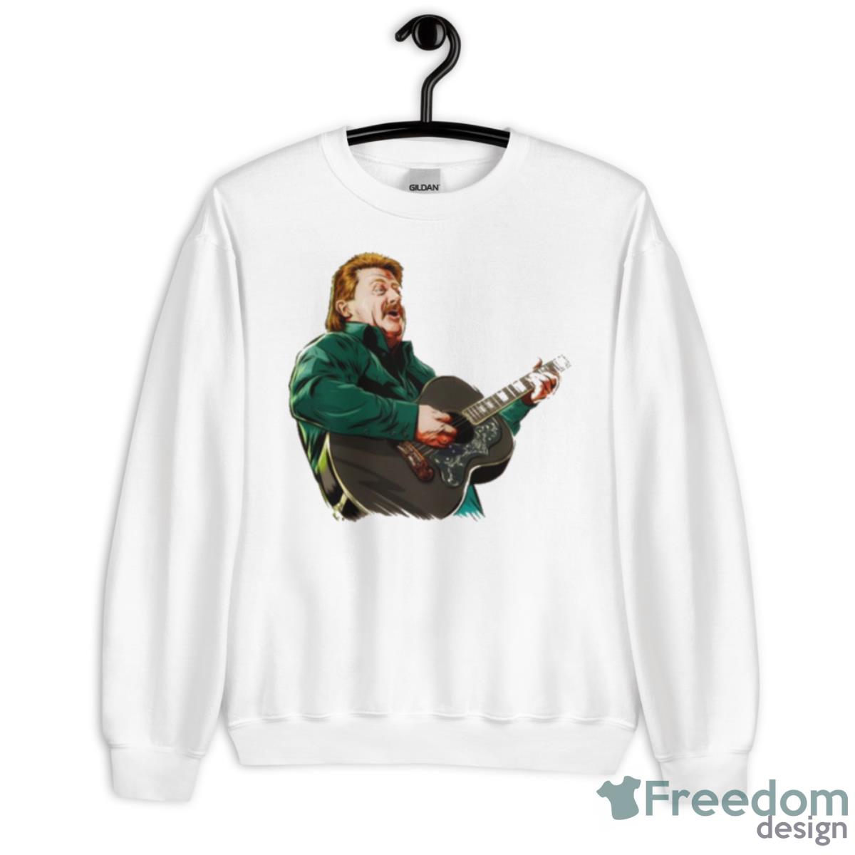 Joe Diffie Illustration Shirt - Unisex Heavy Blend Crewneck Sweatshirt