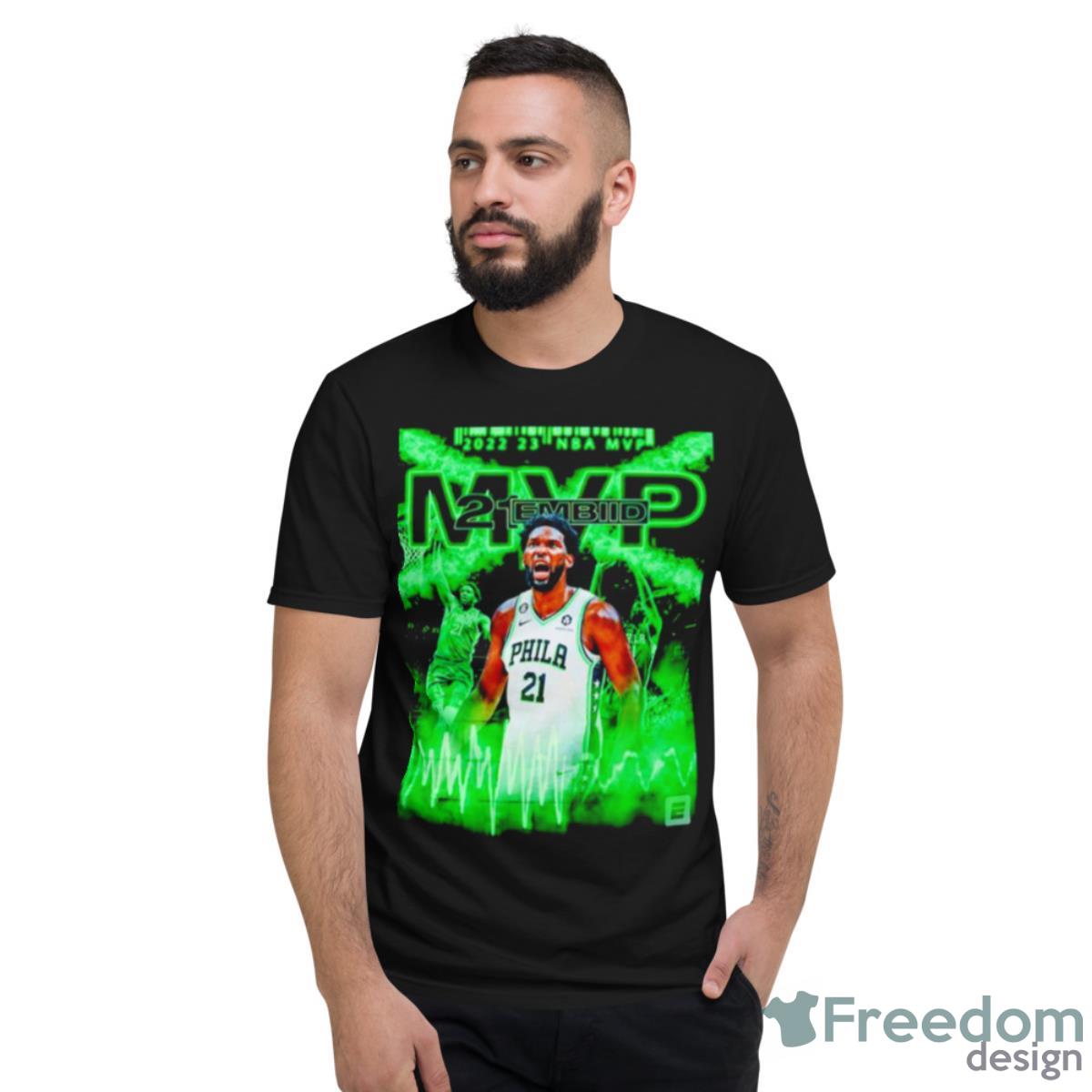 Joel Embiid MVP I Accept The Risk Of Getting Hurt Shirt - Short Sleeve T-Shirt