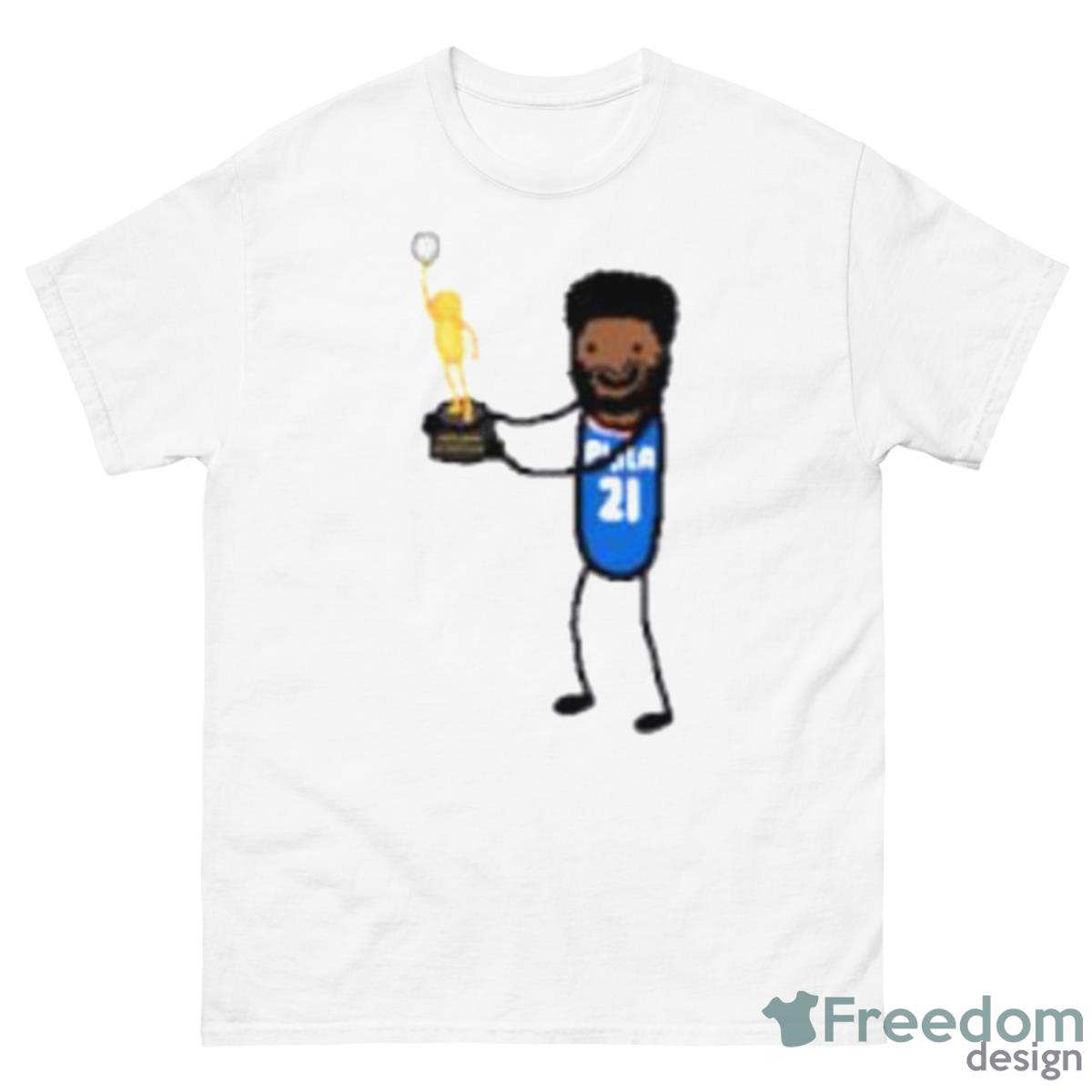 Joel Emvpiid Philadelphia 76Ers NBA Paint Shirt - 500 Men’s Classic Tee Gildan