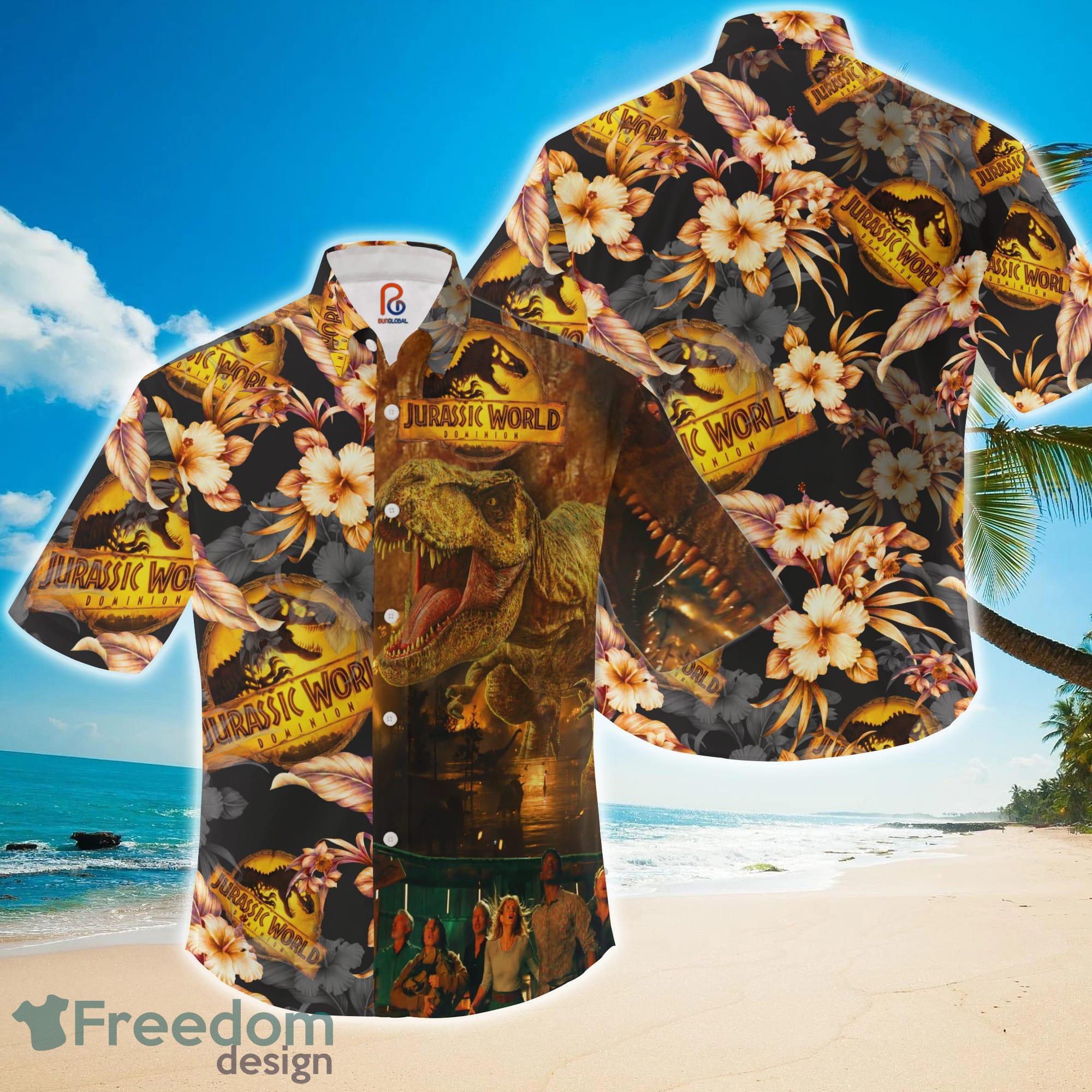 Jurassic 25th Anniversary Dinosaur Park Movie Hawaiian Shirt Product Photo 1