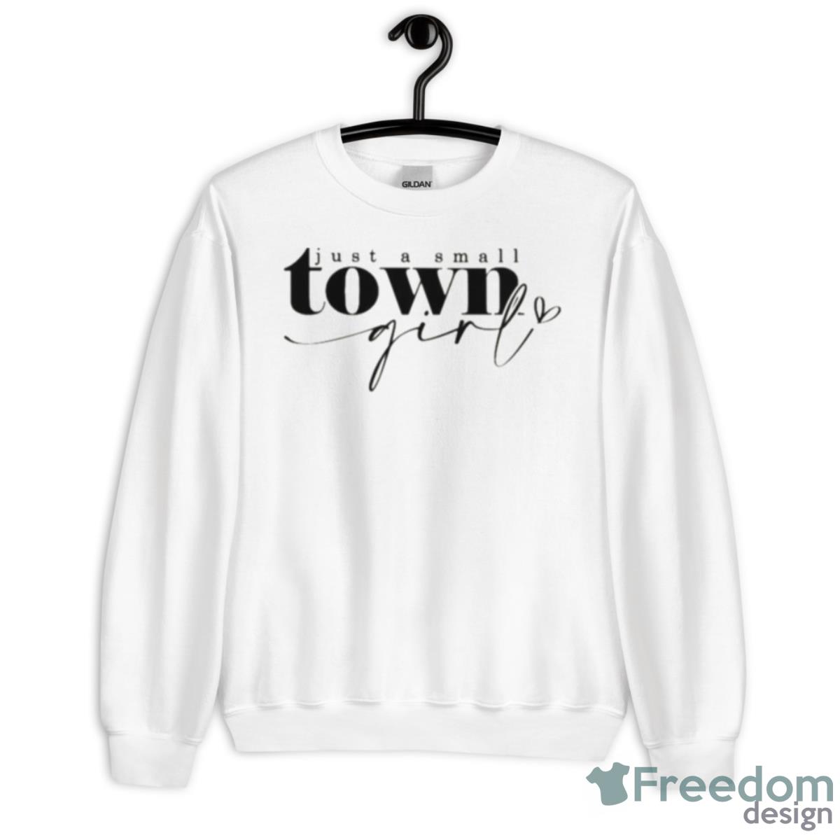 Just A Small Town Signature Shirt - Unisex Heavy Blend Crewneck Sweatshirt