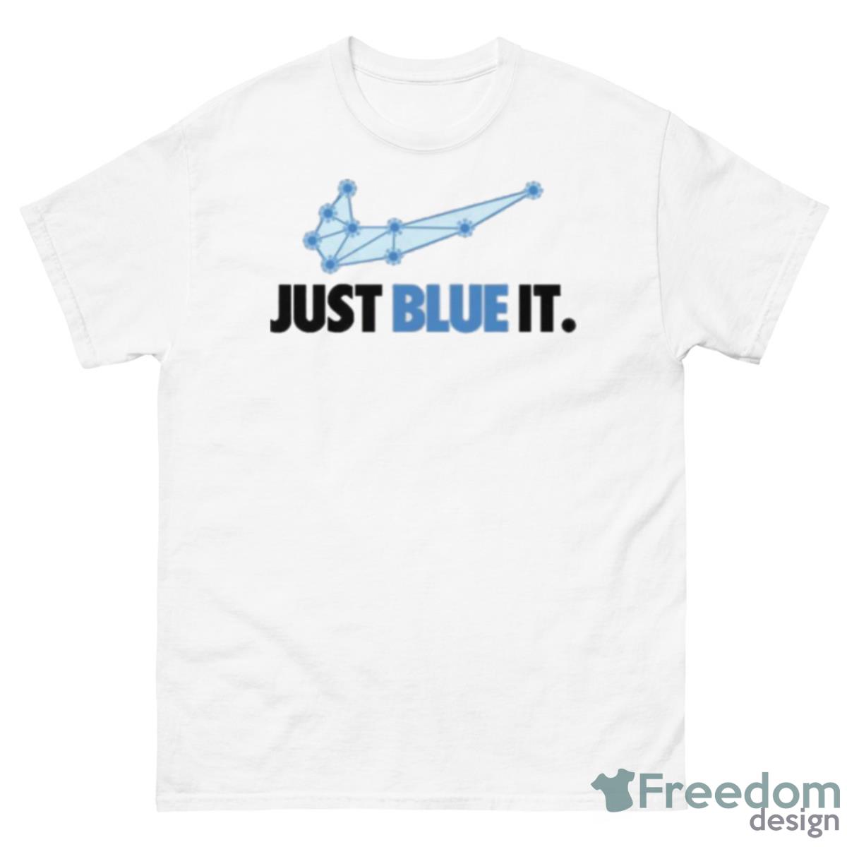 Just Make It Blue Ingress Shirt - 500 Men’s Classic Tee Gildan