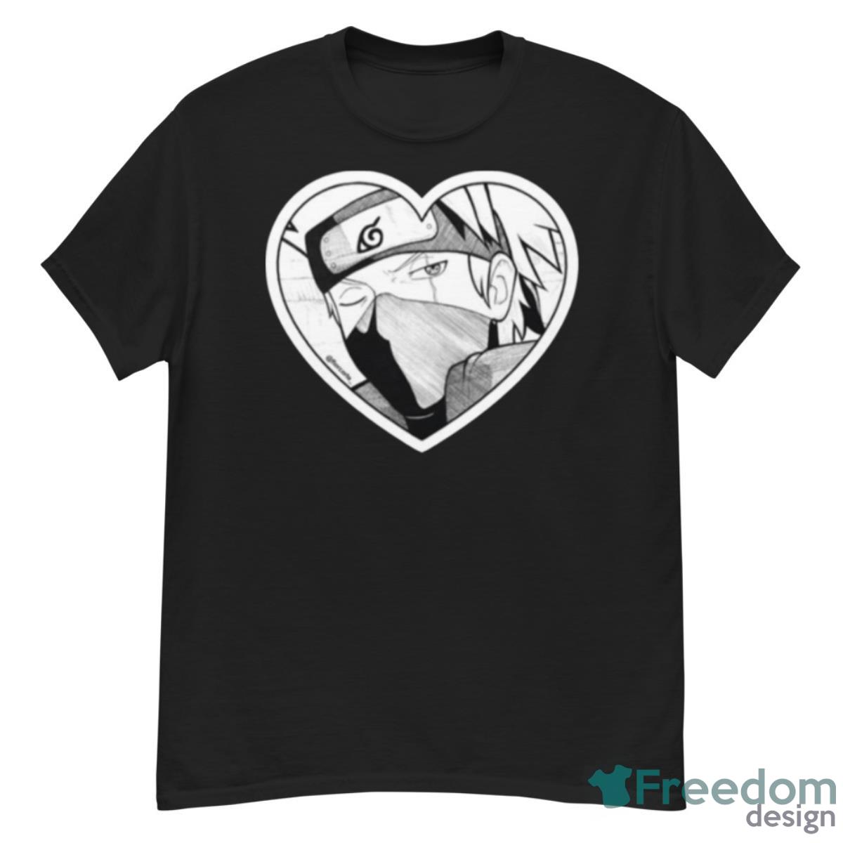 Kakashi Heart Naruto Shippuden Shirt - G500 Men’s Classic T-Shirt