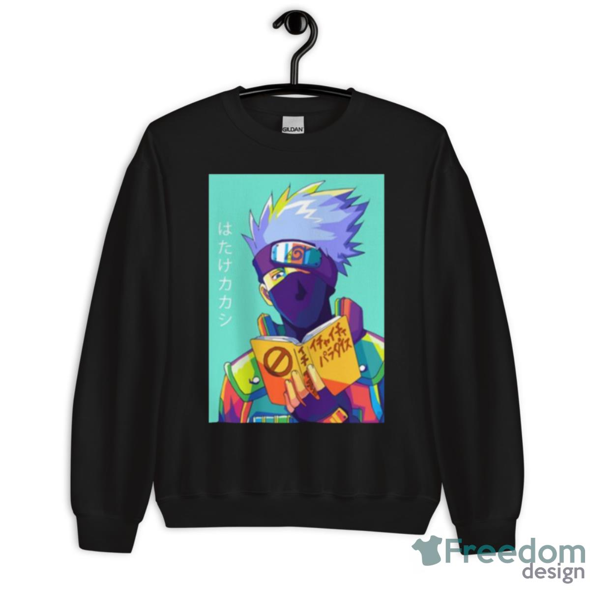 Kakashi Wpap Art Naruto Shippuden Shirt - Unisex Crewneck Sweatshirt Kakashi Wpap Art Naruto Shippuden Shirt - Unisex Crewneck Sweatshirt