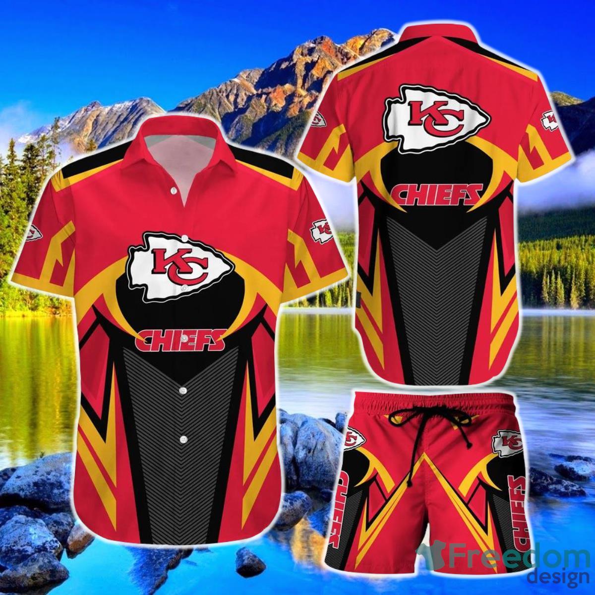 Kansas City Chiefs Footbal Nfl Baby Yoda Hawaiian Shirt And Short Style Summer Product Photo 1