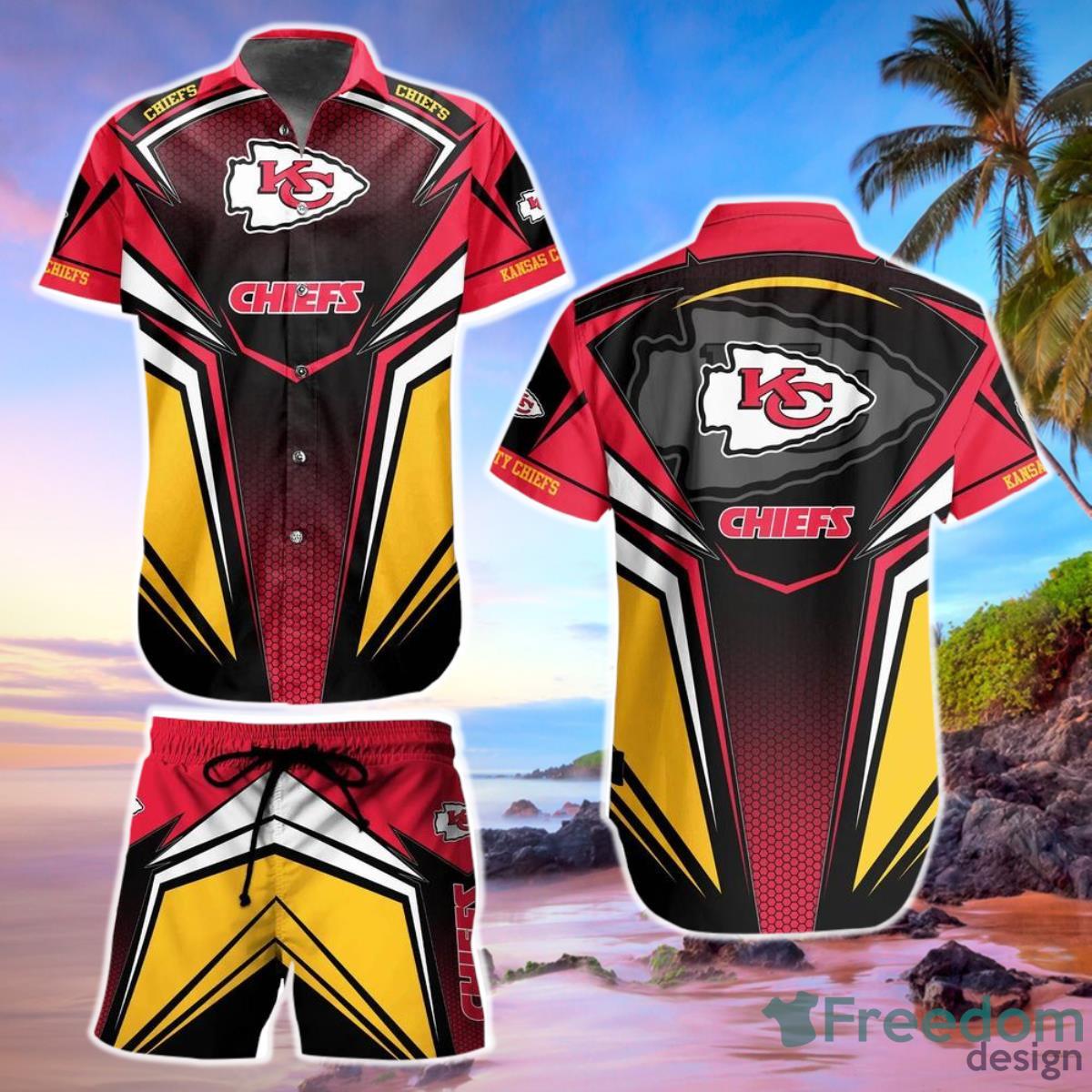 Kansas City Chiefs Nfl Football Hawaii Short Shirt For This Summer Graphic Hawaiian Shirt Gift Big Fans Product Photo 1