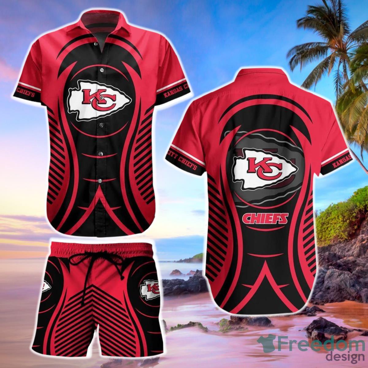 Kansas City Chiefs Nfl Hawaiian Shirt And Short New Collection Summer Best Gift For Big Fans Product Photo 1