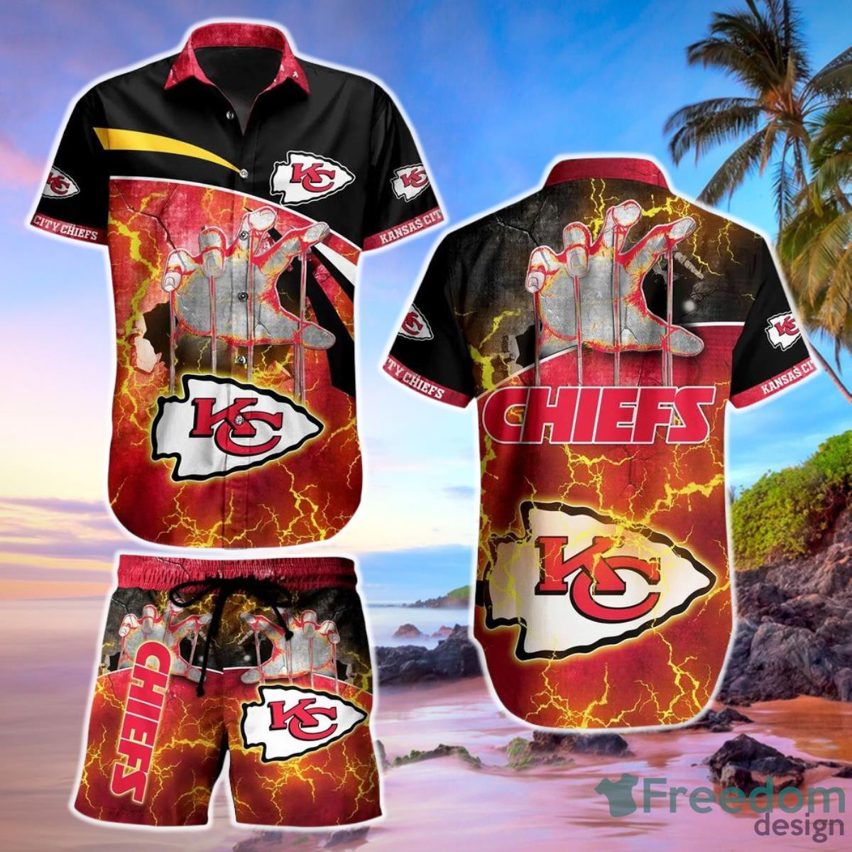 Nfl Kansas City Chiefs Hawaiian Shirt And Shorts Best Beach Summer Sets -  Freedomdesign