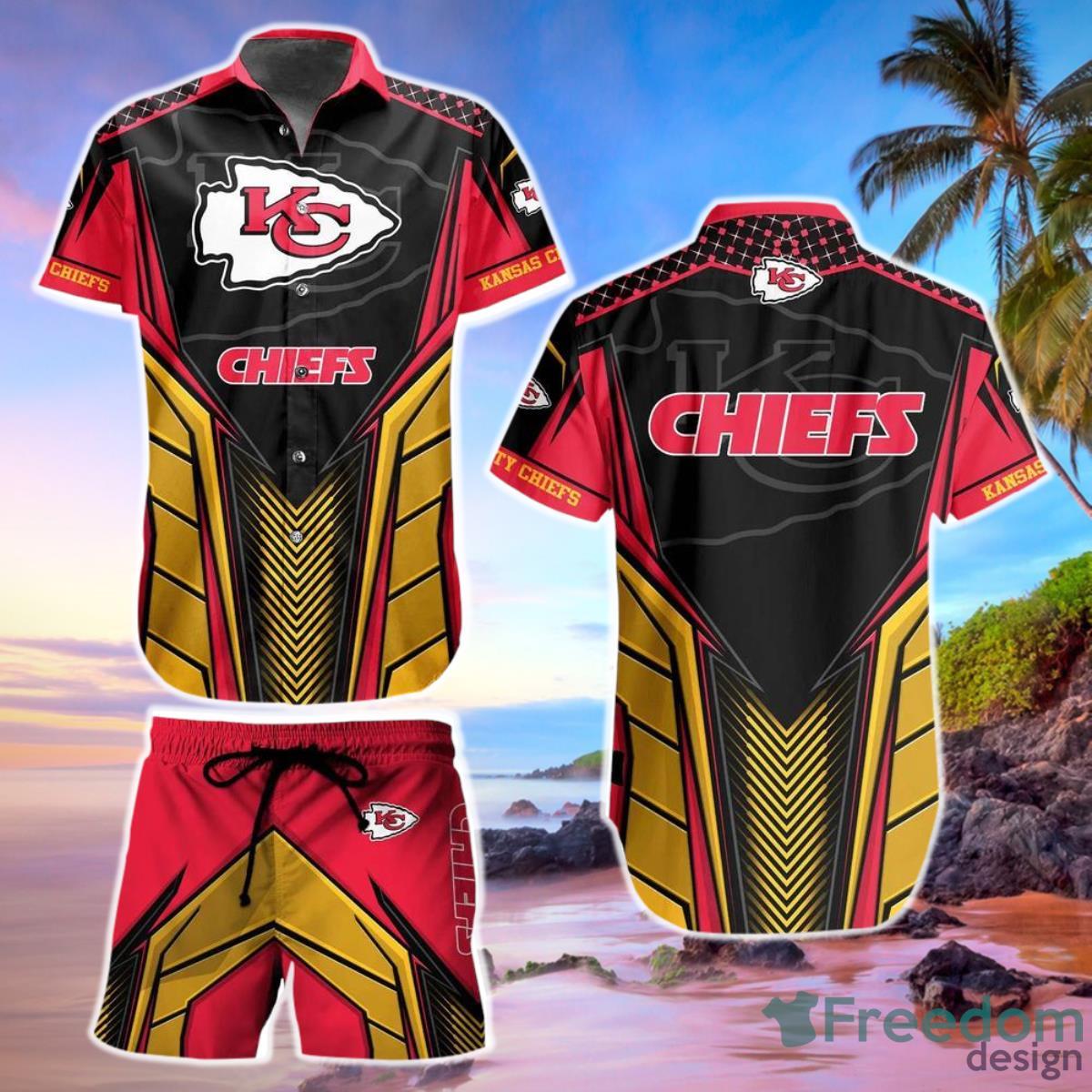 Kansas City Chiefs Nfl Hawaiian Shirt Summer Gift For Sports Enthusiast Product Photo 1