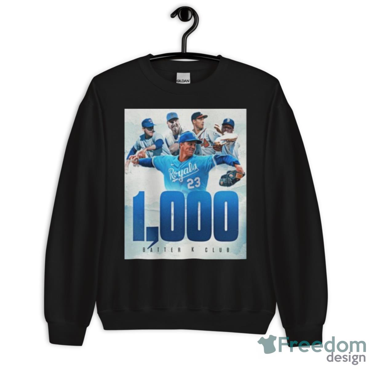 Kansas City Royals 1000 Batter K Club Shirt - Unisex Crewneck Sweatshirt Kansas City Royals 1000 Batter K Club Shirt - Unisex Crewneck Sweatshirt