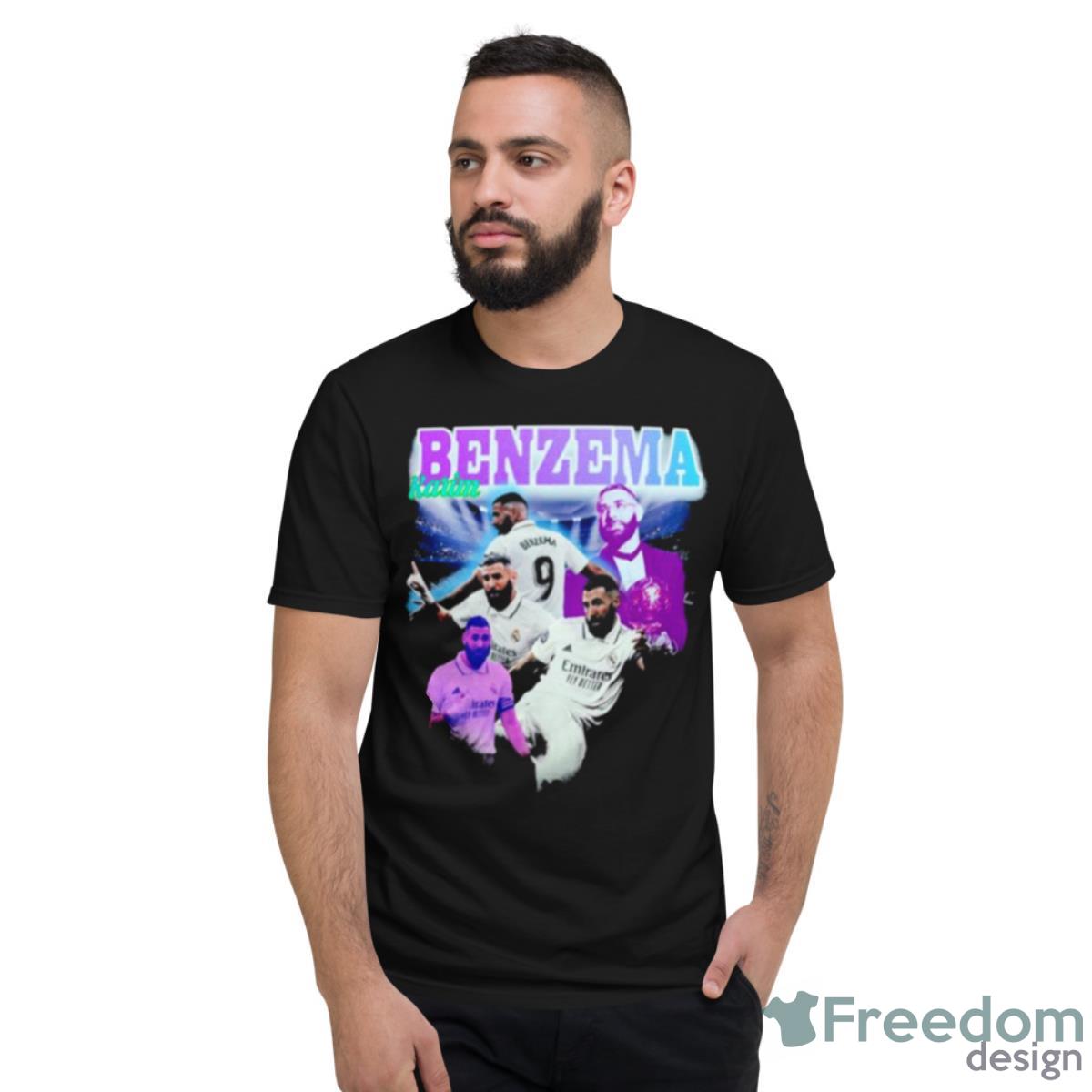 Karim Benzema Bootleg Vintage Football Shirt - Short Sleeve T-Shirt