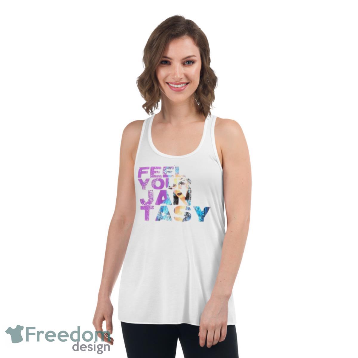 Kennedy Davenport Feel Your Jan Tasy Shirt - Womens Flowy Racerback Tank Kennedy Davenport Feel Your Jan Tasy Shirt - Womens Flowy Racerback Tank