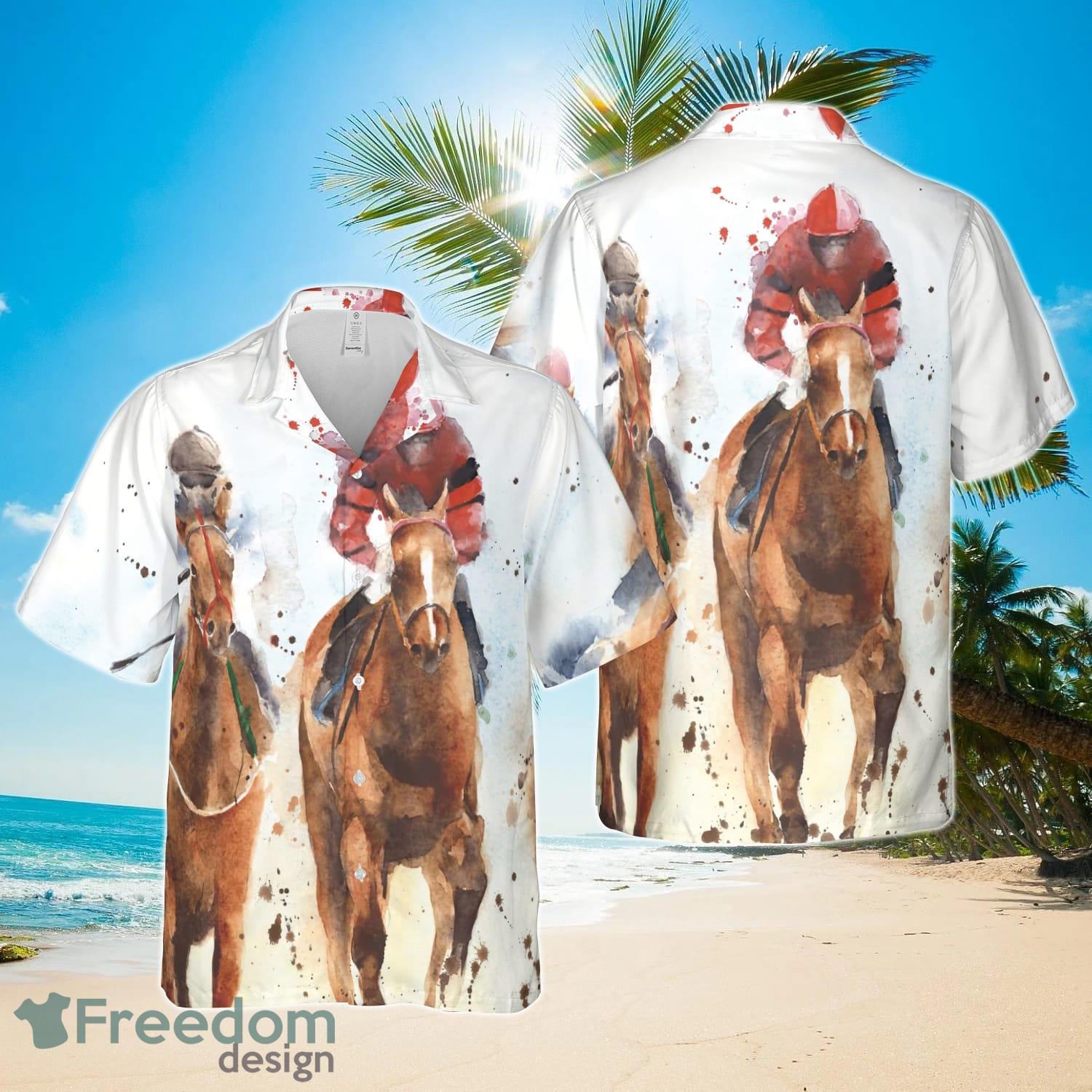 Kentucky Derby Horse Racing 3D Hawaiian Shirt Gift Ideas For Fan Product Photo 1