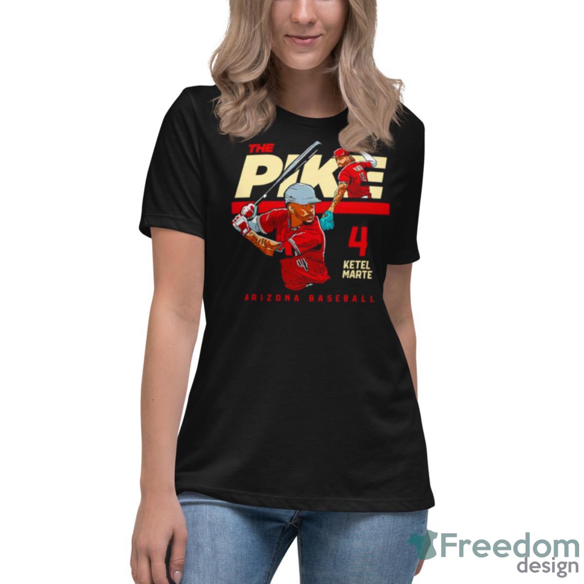 Ketel Marte The Pike Shirt - Womens Relaxed Short Sleeve Jersey Tee Ketel Marte The Pike Shirt - Womens Relaxed Short Sleeve Jersey Tee