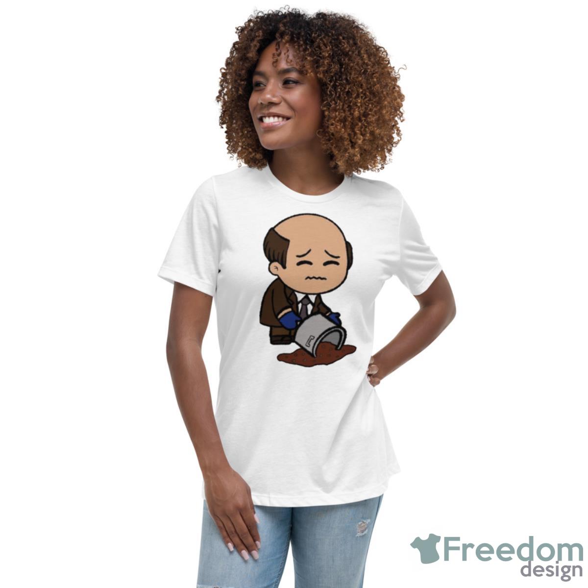 Kevin’s Chili Kevin Malone Chibi Shirt - Womens Relaxed Short Sleeve Jersey Tee Kevin’s Chili Kevin Malone Chibi Shirt - Womens Relaxed Short Sleeve Jersey Tee