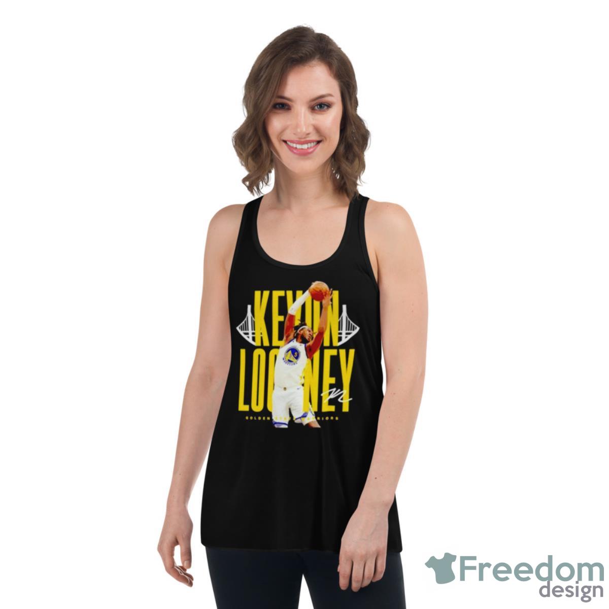 Kevon Looney Golden State Warriors Basketball Shirt - Womens Flowy Racerback Tank Kevon Looney Golden State Warriors Basketball Shirt - Womens Flowy Racerback Tank
