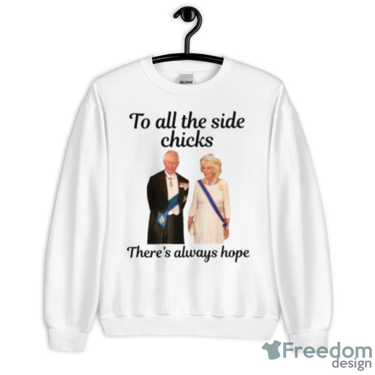 King Charles Iii And Queen Camilla Shirt - Unisex Heavy Blend Crewneck Sweatshirt