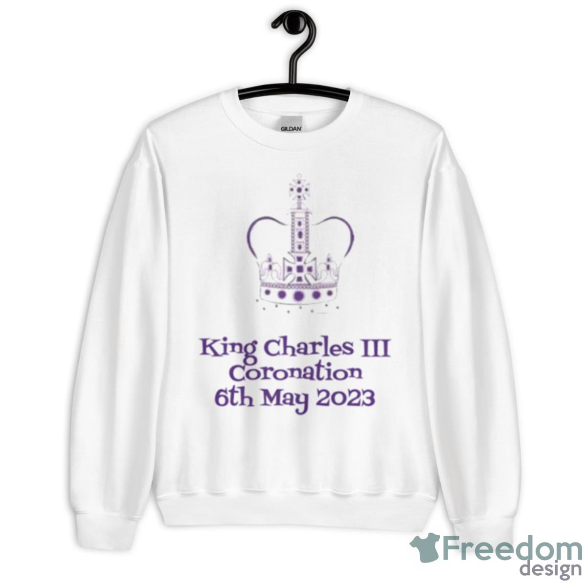 King Charles III Coronation TShirt - Unisex Heavy Blend Crewneck Sweatshirt