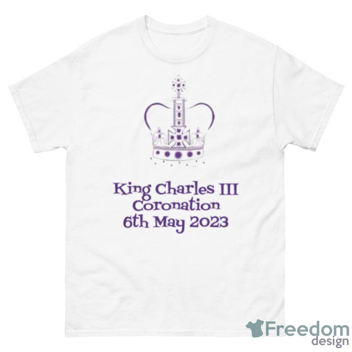 King Charles III Coronation TShirt - 500 Men’s Classic Tee Gildan